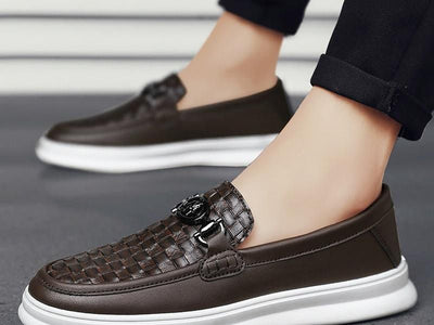 black slip on shoes