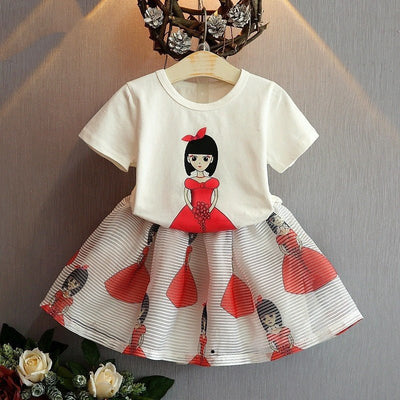 Kids Baby Girls Clothing Sets Summer TShirtsskirt Clothes - SALE LIKE LUXURY