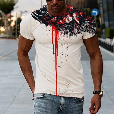 New Men's Printed 3D T-shirt Short Sleeve - SALE LIKE LUXURY