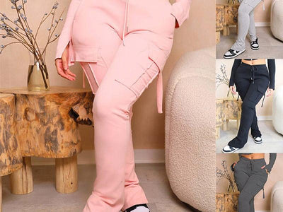 women pants Cargo Pants With Pockets High women nice pants - SALE LIKE LUXURY