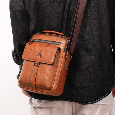 Pu Men's Messenger Bag Trendy Retro - SALE LIKE LUXURY