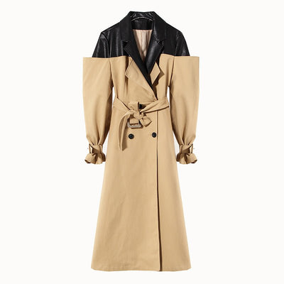 Women's Double Breasted Overknee Coat luxury women cloth - SALE LIKE LUXURY