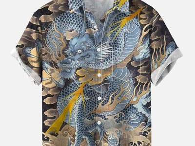 Men's Short Sleeve Shirt Top 3D Digital Printing - SALE LIKE LUXURY