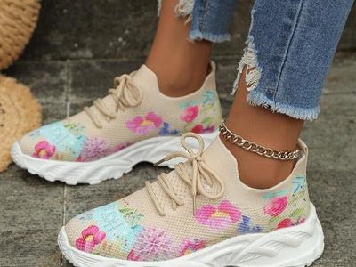 floral sneakers for women