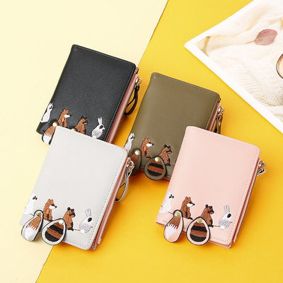 Women's Short Student Wallet Simple Korean Style Cute - SALE LIKE LUXURY