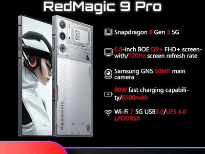 LUXURY GAMING PHONE Red Magic 9 Pro Global Version 5G - SALE LIKE LUXURY