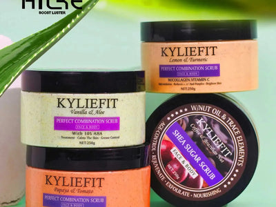 KYLIEFIT  Natural Body Scrub - Body, Face, Hand, Foot Scrub - SALE LIKE LUXURY