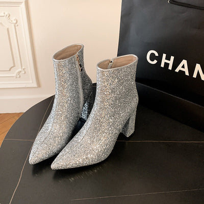 Sparkly Ankle Boots