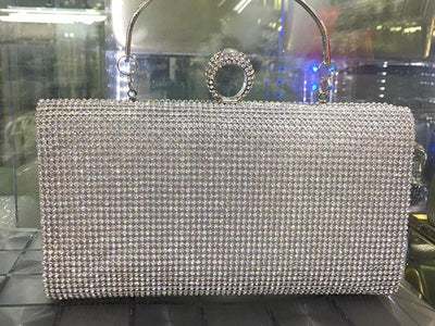 LUXURY WOMEN HAND BAG Diamond-encrusted Lady Spot Hand Bag Diamond - SALE LIKE LUXURY